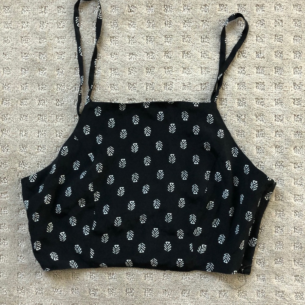 Polyester crop top